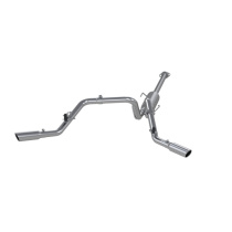 2005-2015 Toyota Tacoma 4.0L, EC/CC 2,5'' Catback Sportavgassystem Dubbla Delade Sidoutblås AL MBRP